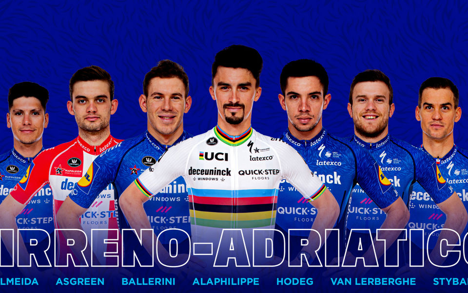 Deceuninck – Quick-Step selectie Tirreno-Adriatico