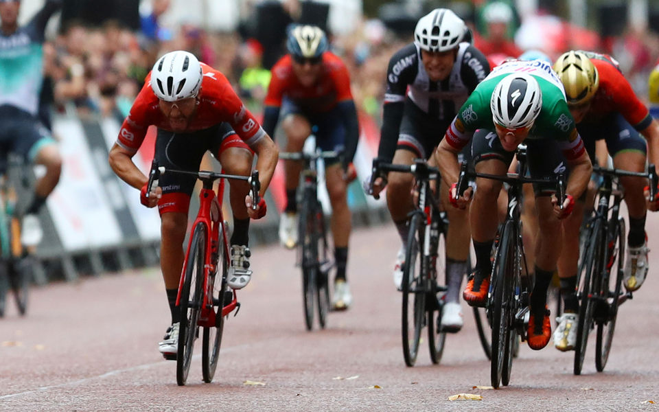 Viviani sprints to second in RideLondon Classic