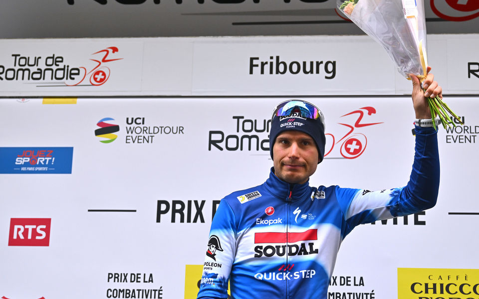 Tour de Romandie: Masnada strijdlustigste renner in Fribourg