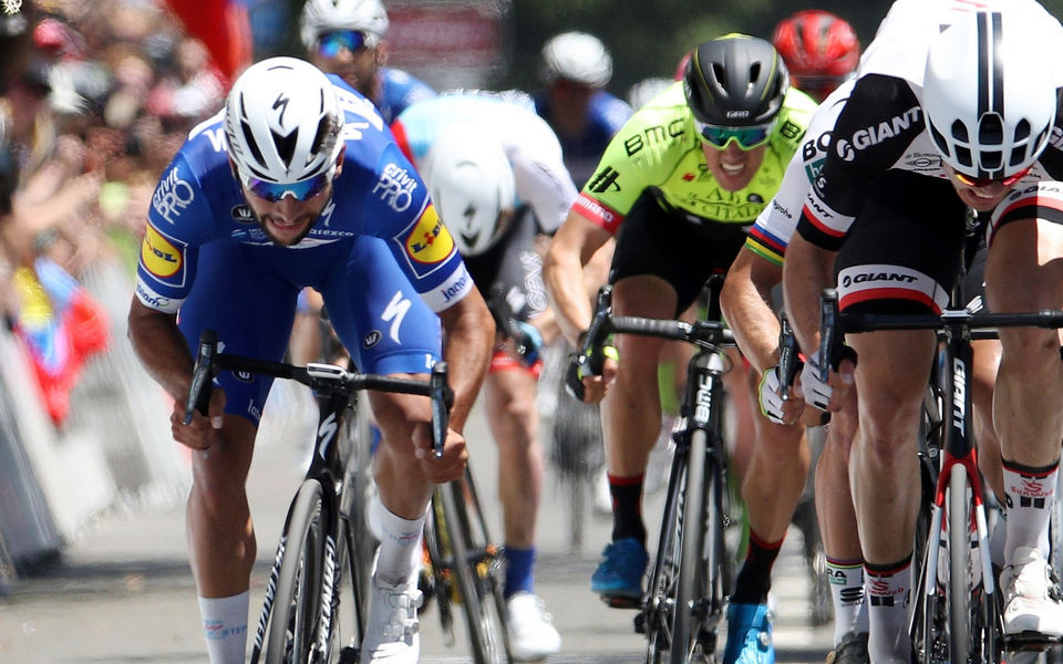 Fernando Gaviria leaves California with three wins and the green jersey