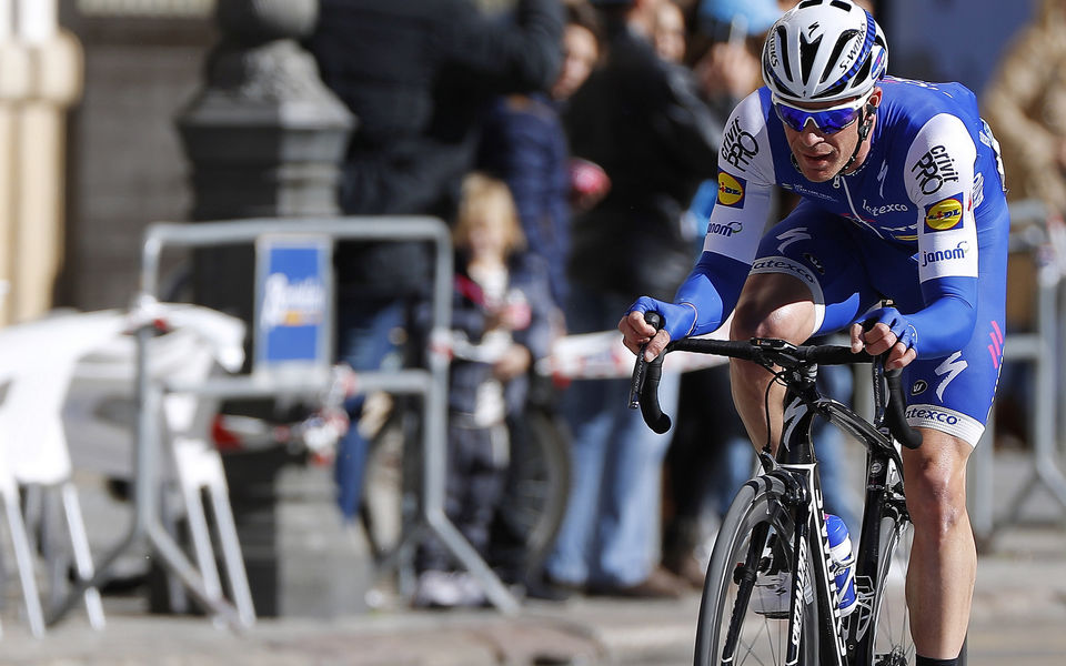 Iljo Keisse podiums at Halle-Ingooigem