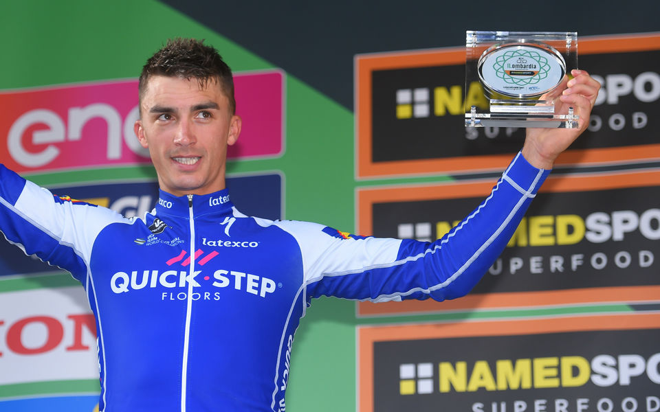 Alaphilippe indrukwekkend tweede in Il Lombardia