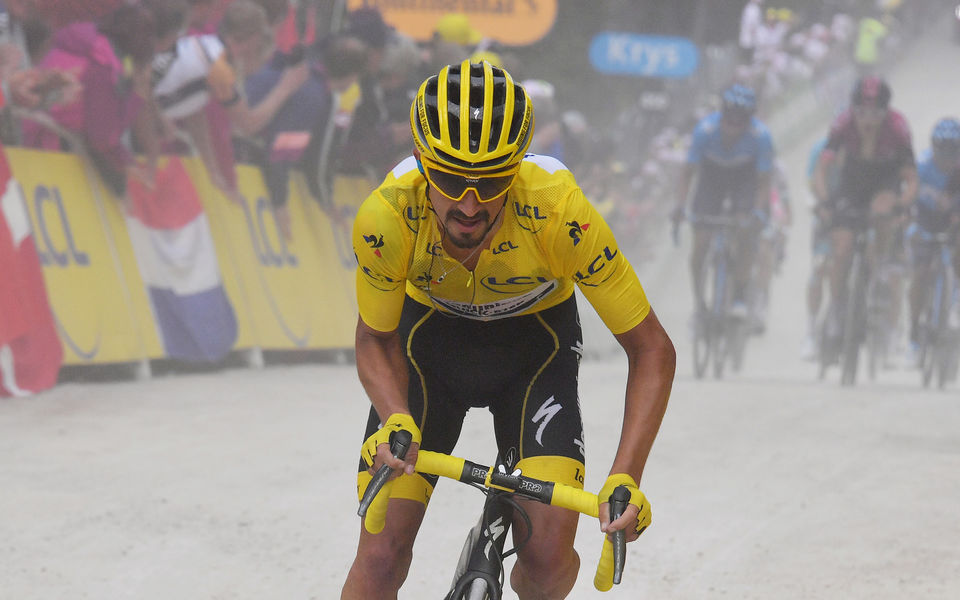 Tour de France: Alaphilippe shows panache on La Planche des Belles Filles