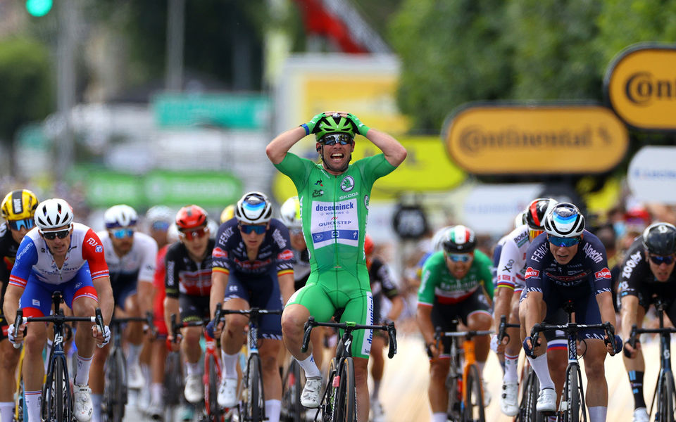 Tour de France: Cavendish koning van Châteauroux