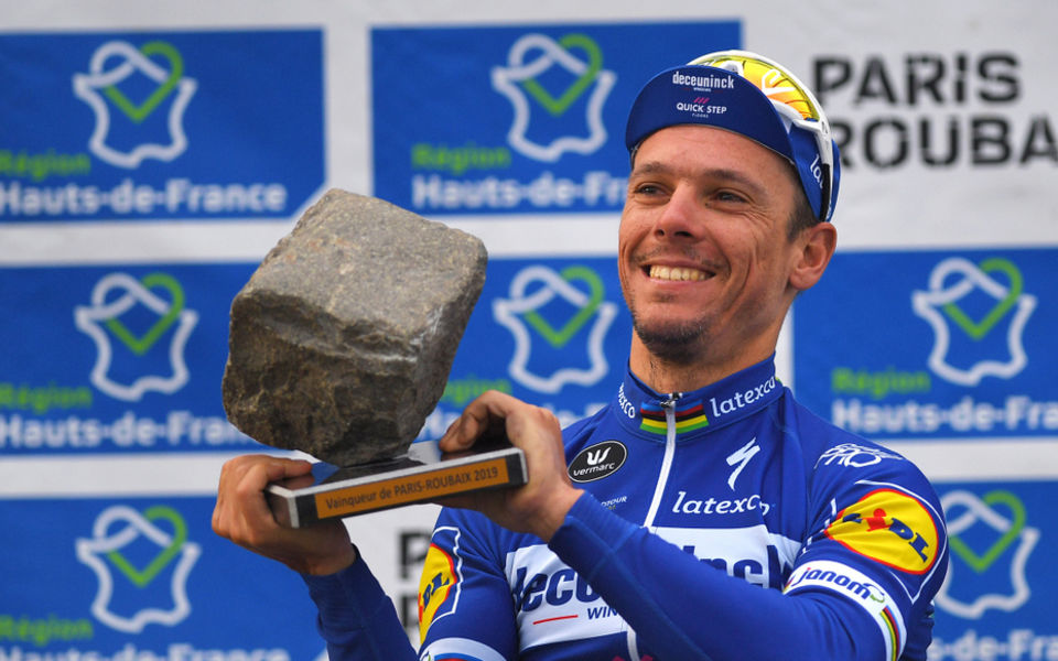 Philippe Gilbert writes history at Paris-Roubaix