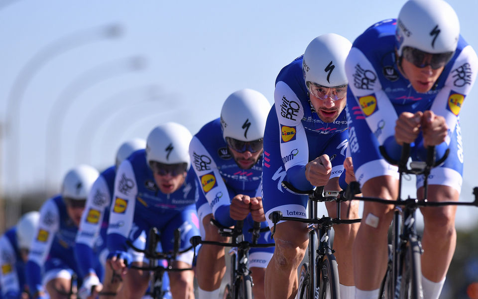 Quick-Step Floors runner-up in Tirreno-Adriatico TTT