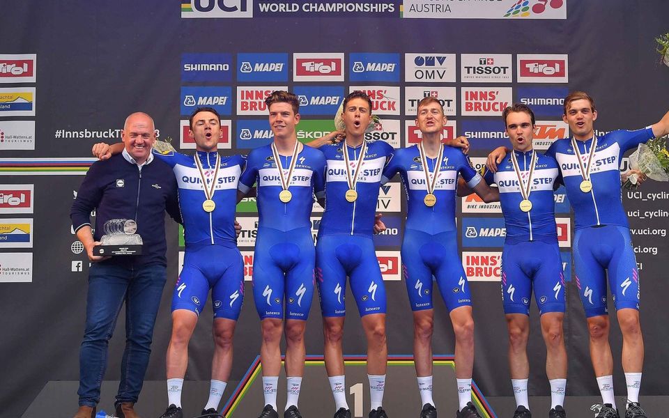 Quick-Step Floors win record fourth World TTT Title