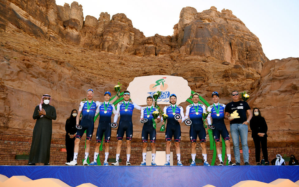 Quick-Step Alpha Vinyl best team at the Saudi Tour