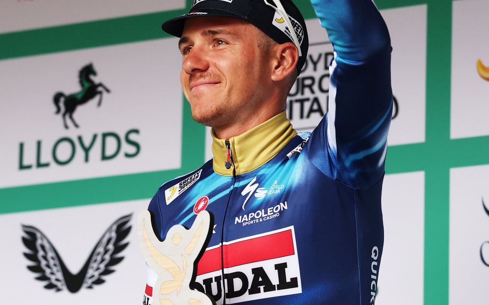 Evenepoel runner-up at the Tour of Britain