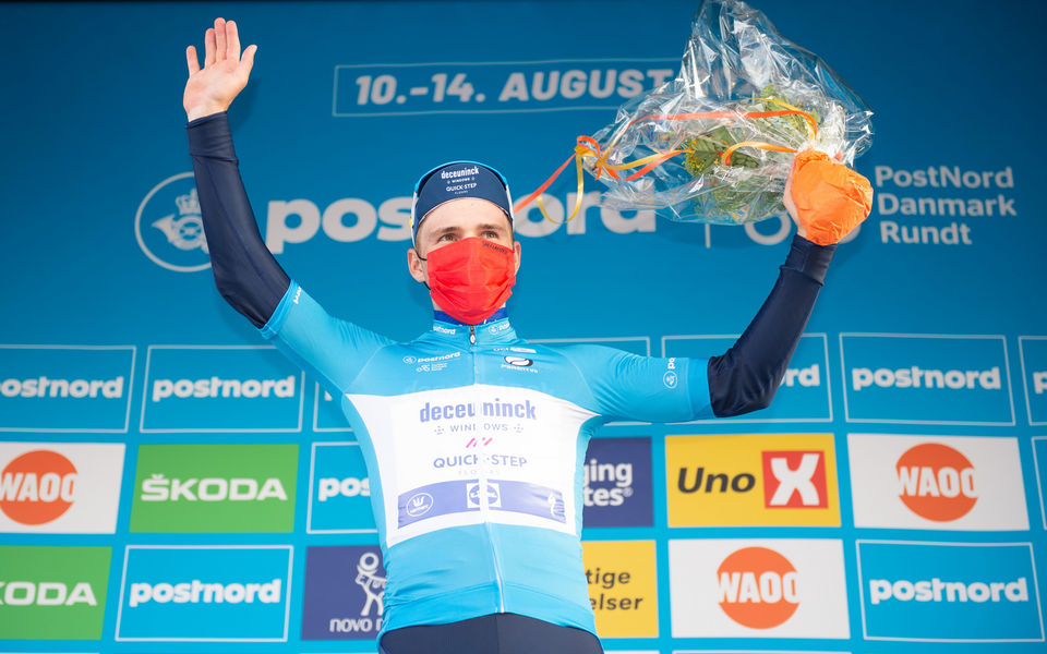 Evenepoel retains the lead in Denmark