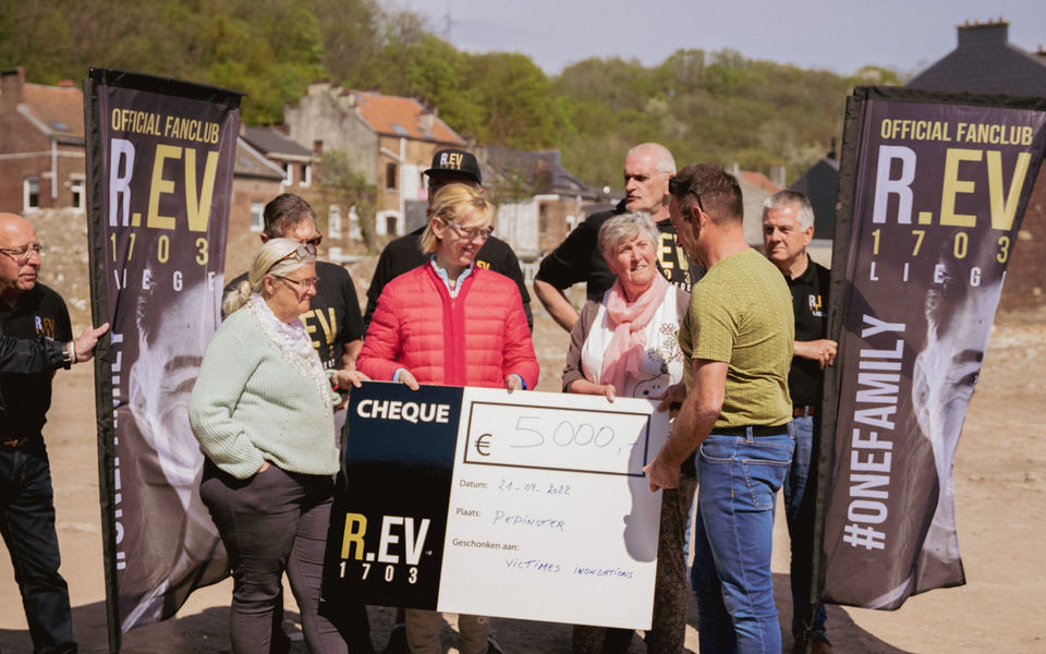 Remco Evenepoel supports Ardennes flood victims