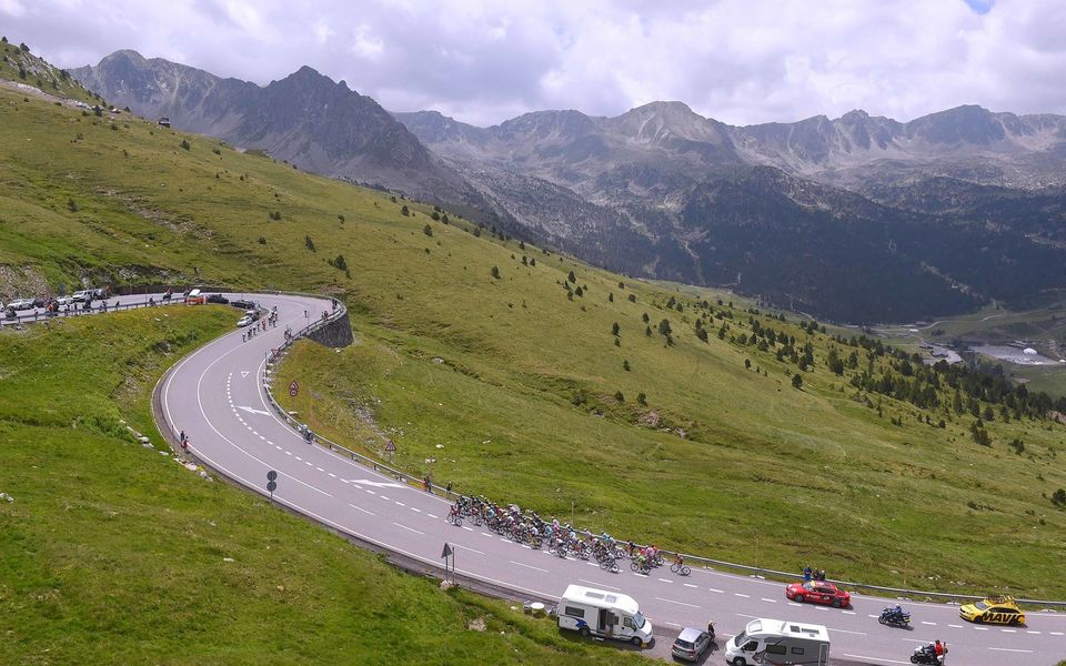 Calm day at the office in the Tour de France