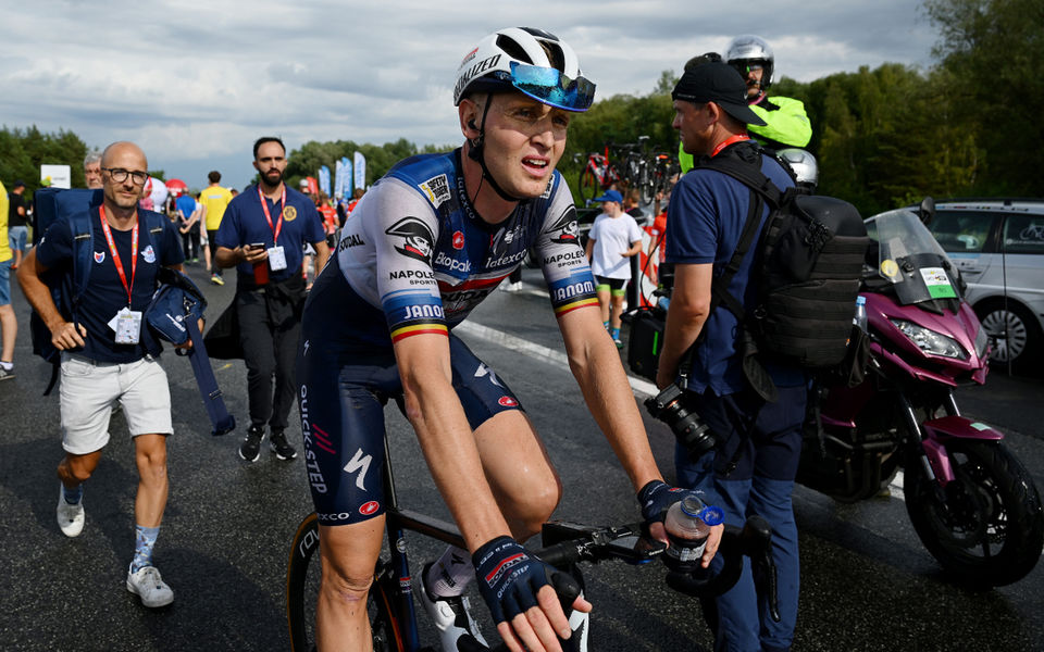 Zware regenachtige dag in Münsterland Giro