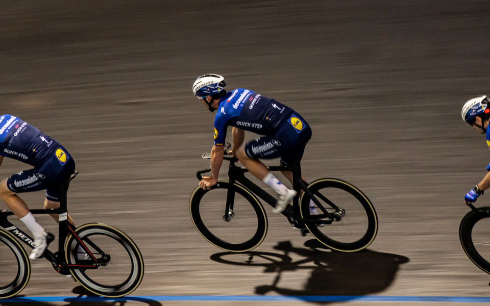 Winter training on the track