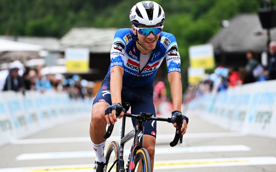 A weather-shortened Tour de Suisse stage