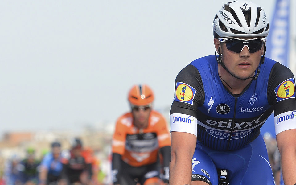 Lampaert climbs to Belgium Tour podium