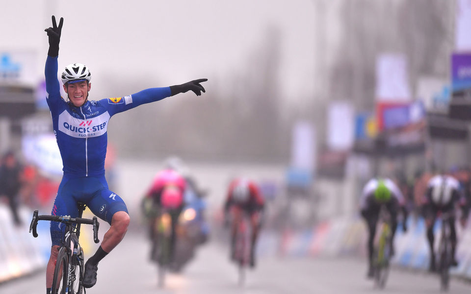 Yves Lampaert rides into the history books at Dwars door Vlaanderen