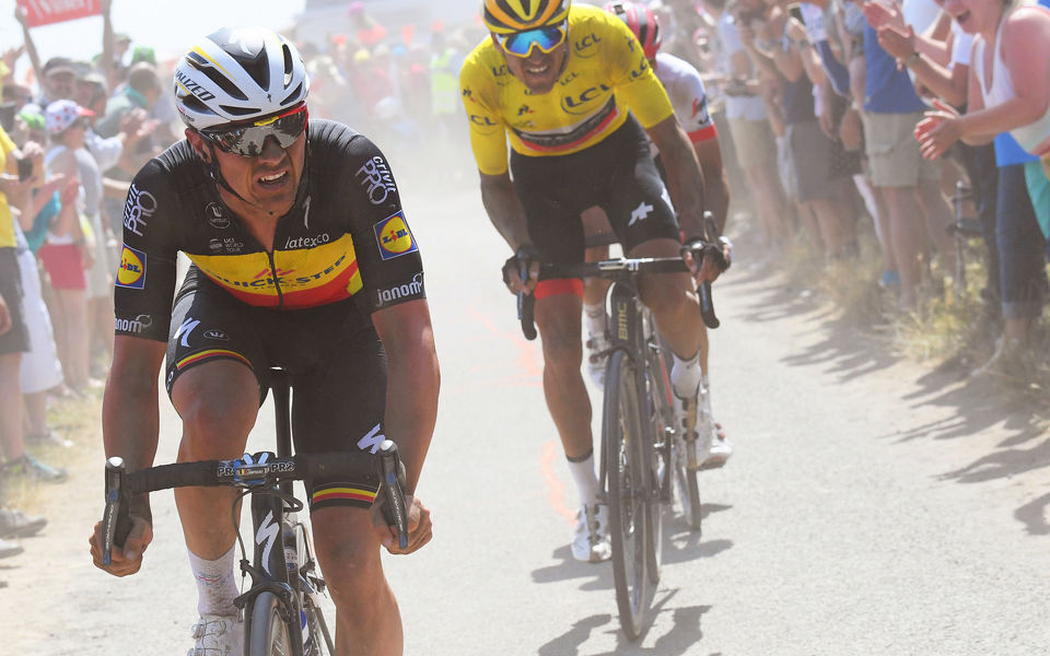 Tour de France: Lampaert derde in stof van Roubaix