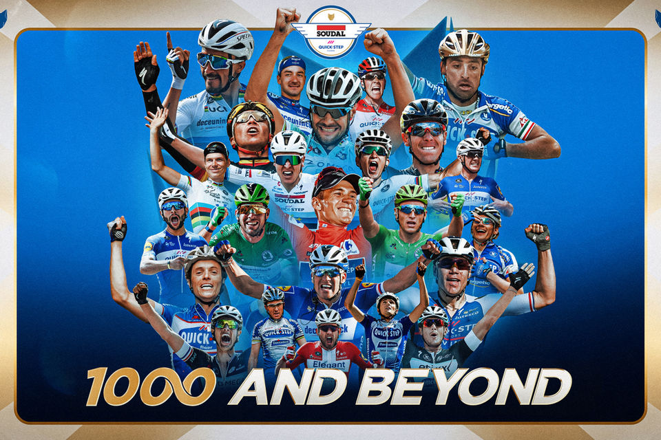 Soudal Quick-Step celebrates 1000 victories