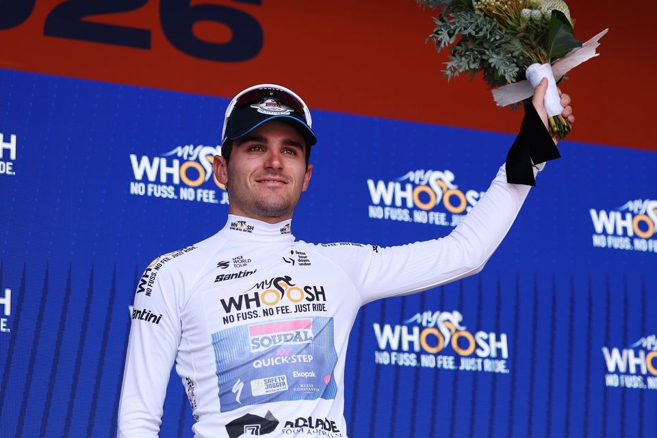Raccagni takes white at the Tour Down Under