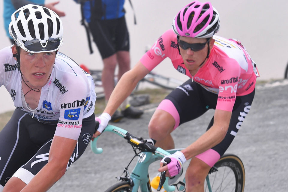 Giro: Jungels schuift plekje op in klassement