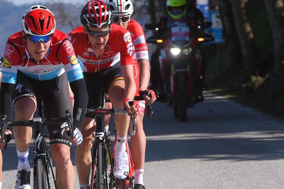 Tirreno-Adriatico: Jungels valt aan in rit 5