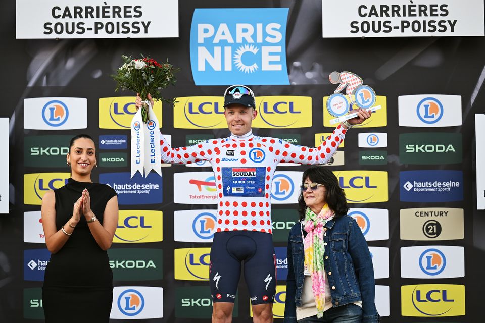Paris-Nice: Pedersen takes KOM jersey on opening stage