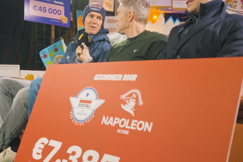 Napoleon and Soudal Quick-Step help cyclists raise over €7000 for De Warmste Week