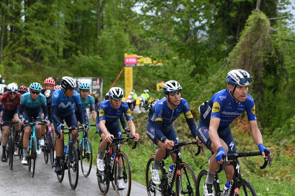 Deceuninck – Quick-Step impresses on the first summit finish of Il Giro