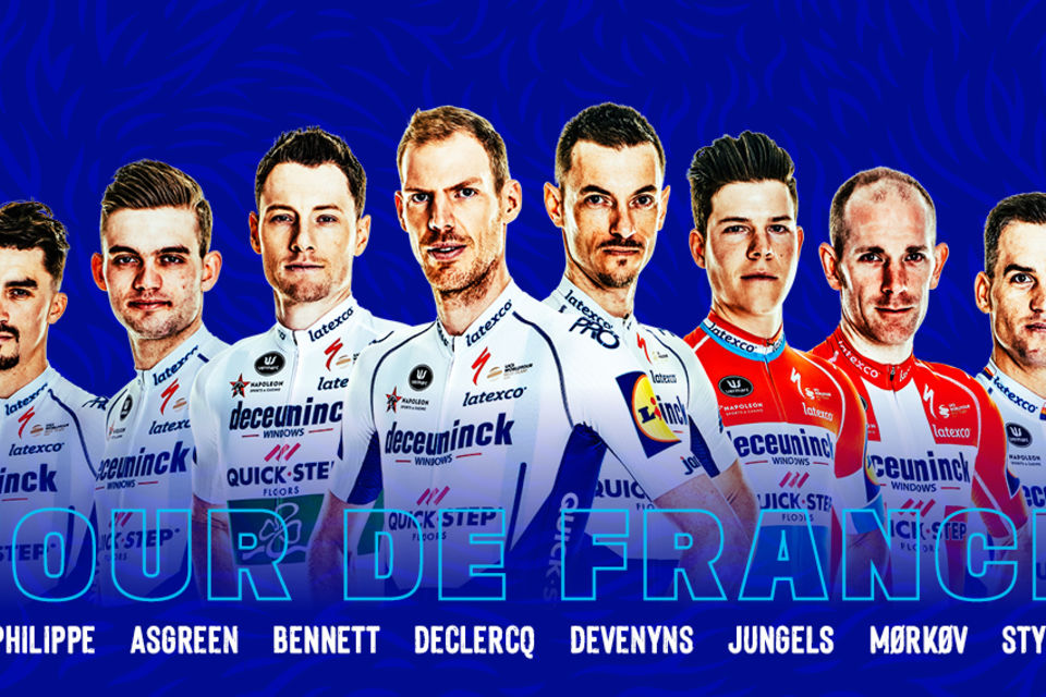 Deceuninck – Quick-Step selectie Tour de France