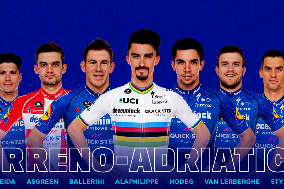 Deceuninck – Quick-Step to Tirreno-Adriatico