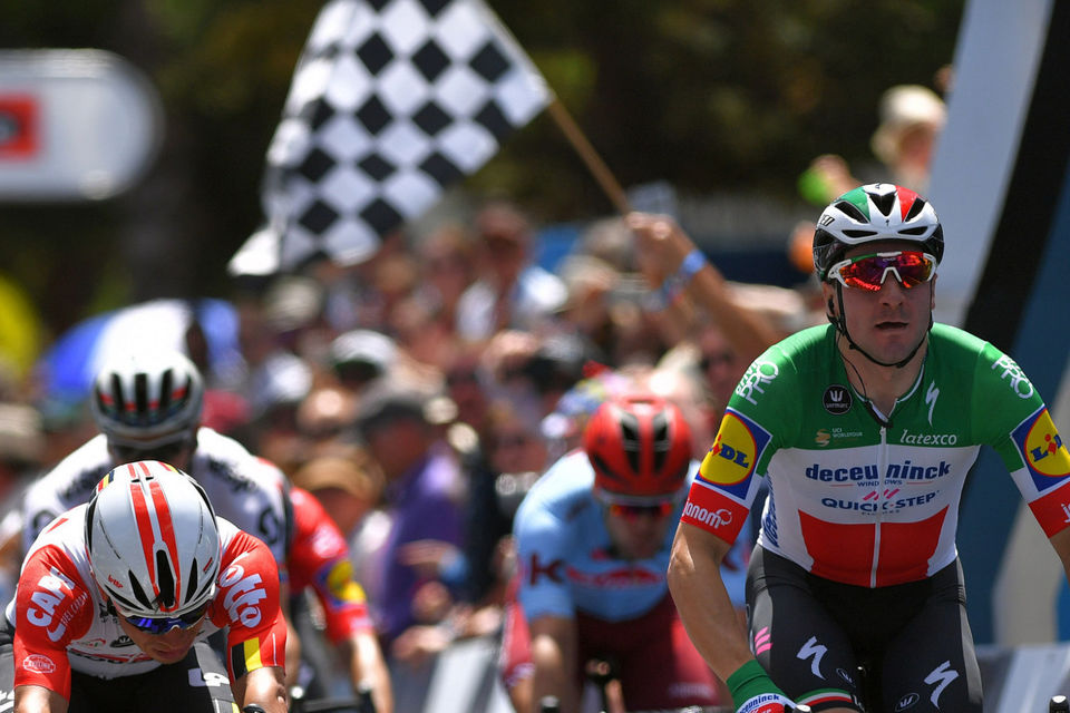 Elia Viviani wins Cadel Evans Great Ocean Road Race