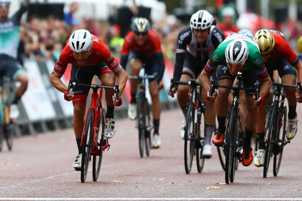 Viviani sprints to second in RideLondon Classic