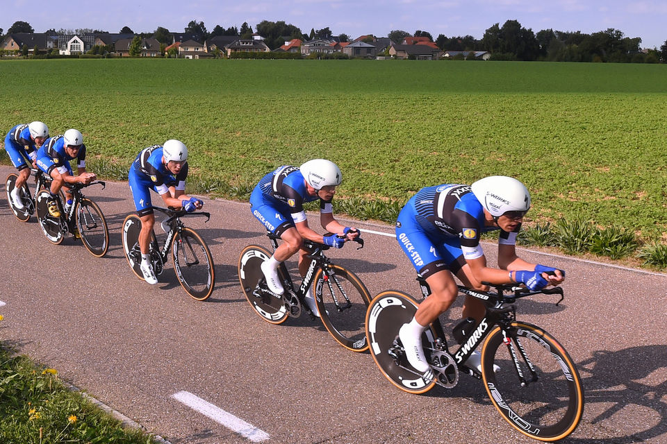 Remarkable Etixx – Quick-Step in Eneco Tour team time trial