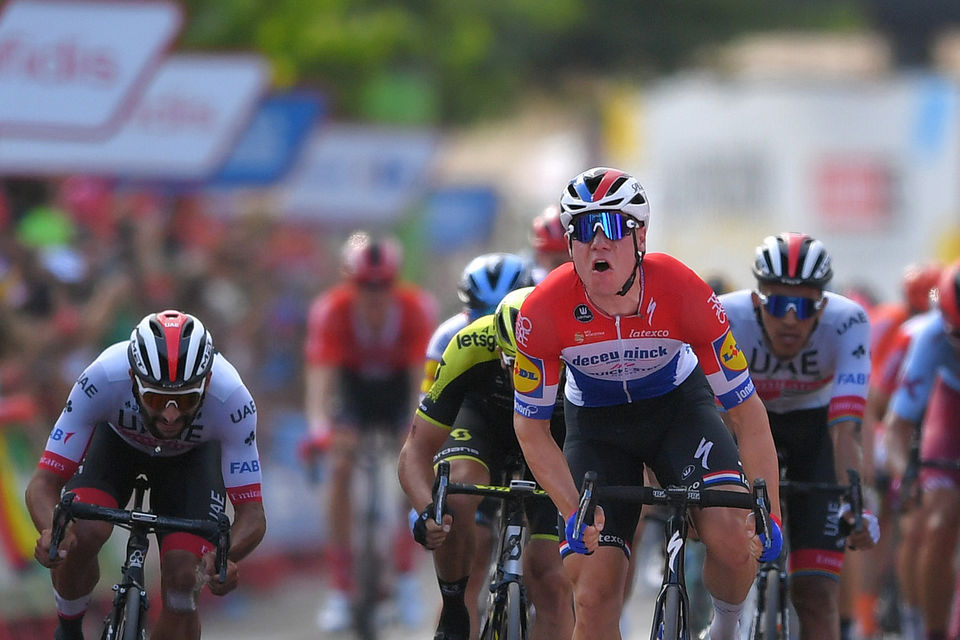 Fabio Jakobsen slaat toe in Vuelta a España