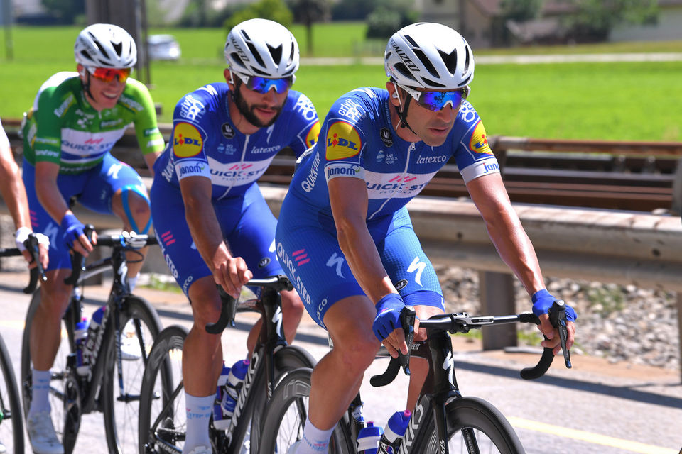 Derde podiumplek voor Gaviria in Tour de Suisse