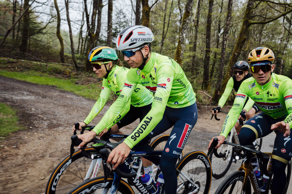 Soudal Quick-Step and AG Insurance - Soudal partner with Ghent University to test innovative safety tracker for cycling
