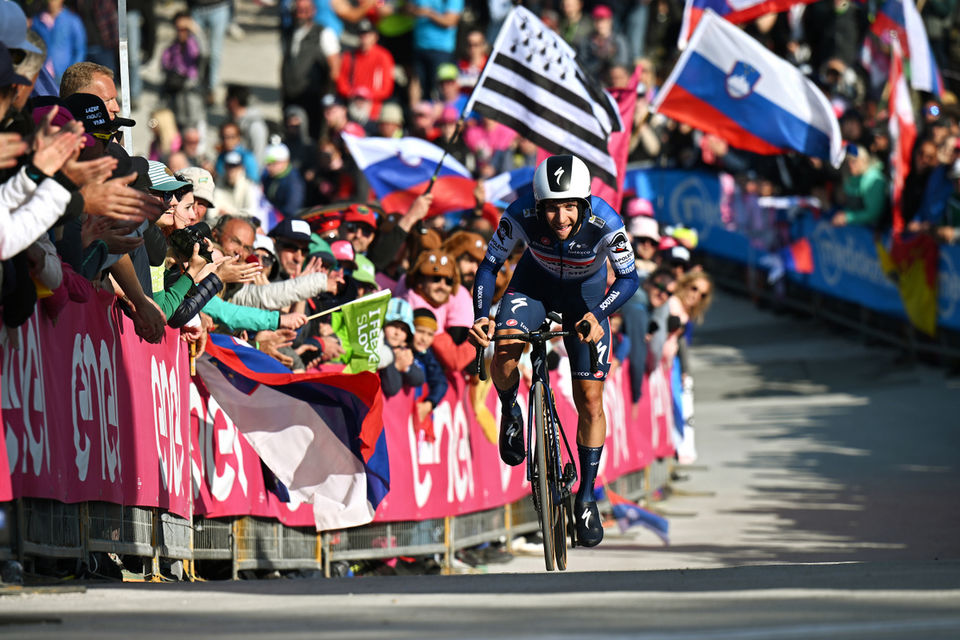 Giro d’Italia: Ilan Van Wilder rijdt sterke tijdrit
