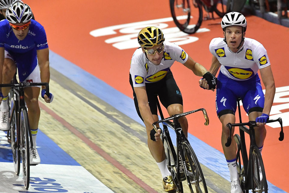 Keisse en Viviani 3e in Zesdaagse van Gent