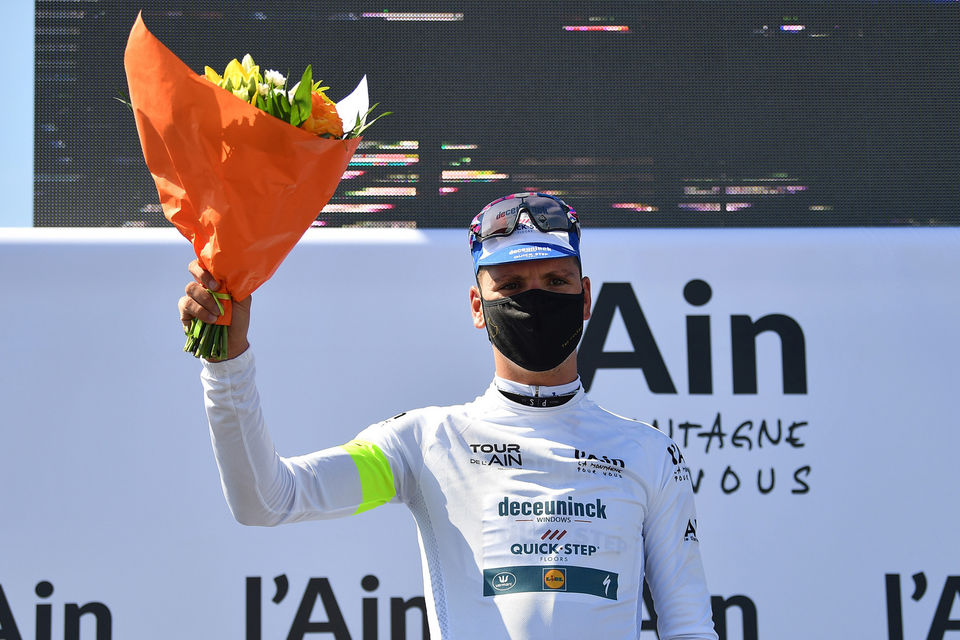 João Almeida takes Tour de l’Ain white jersey