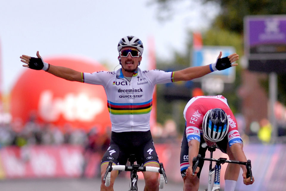World Champion Julian Alaphilippe wins Brabantse Pijl