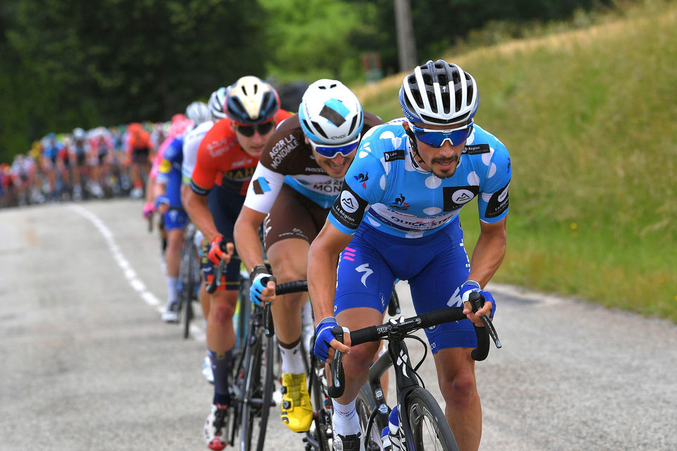 Critérium du Dauphiné: Alaphilippe steviger in bolletjestrui