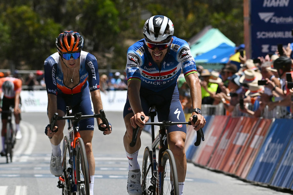 Tour Down Under: Alaphilippe vierde op Willunga Hill