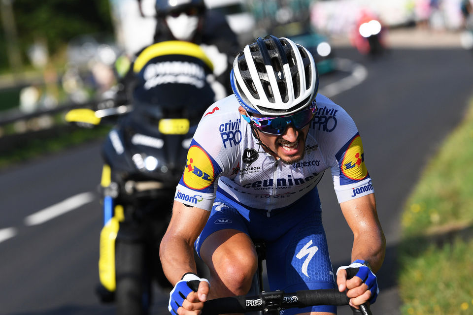 Alaphilippe stijdlustigste renner in koninginnerit Tour de France