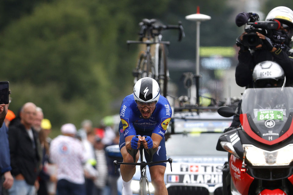 Tour: Sterke tijdrit Alaphilippe, Asgreen en Cattaneo