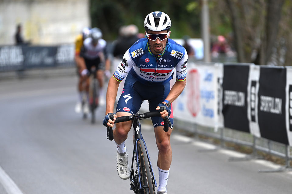 Alaphilippe runner-up on Tirreno-Adriatico uphill finish