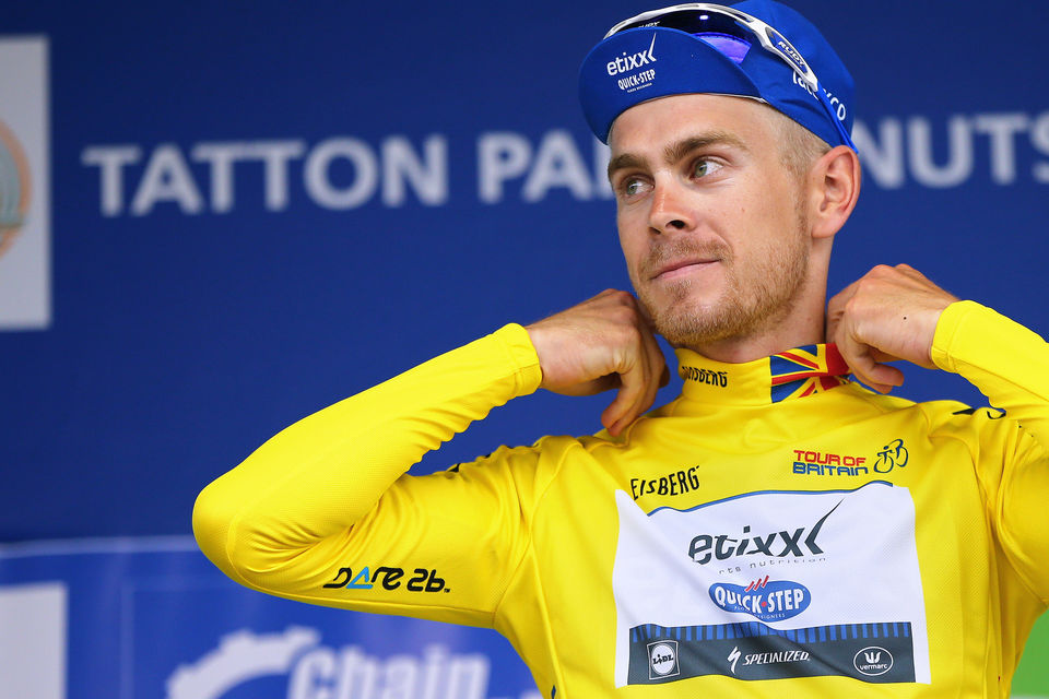 Tour of Britain: Vermote in yellow ahead of queen-stage