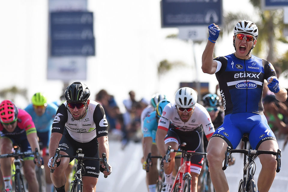 Marcel Kittel snelt naar winst in openingsrit Dubai Tour