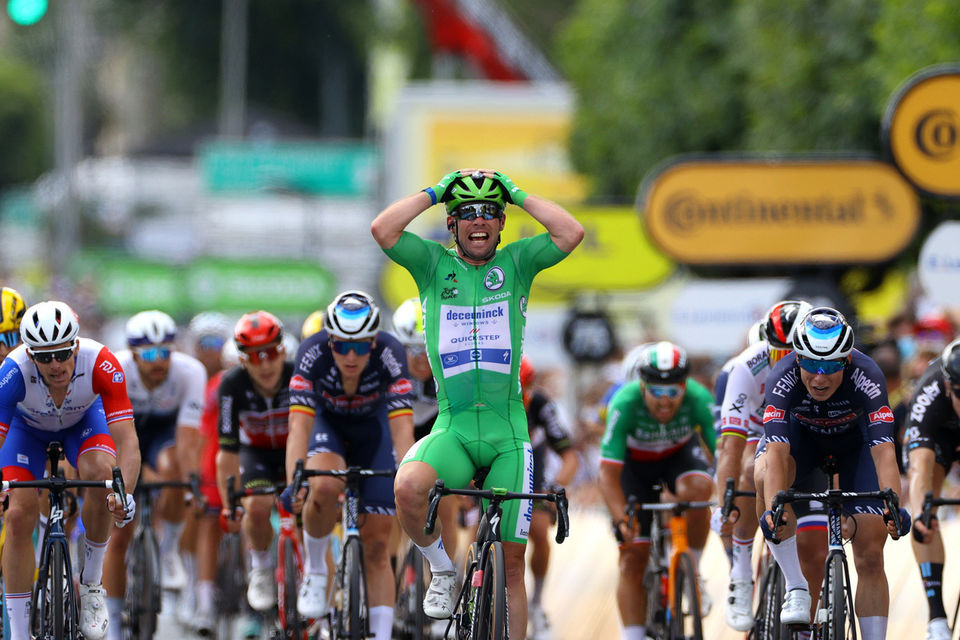 Tour de France: Cavendish koning van Châteauroux