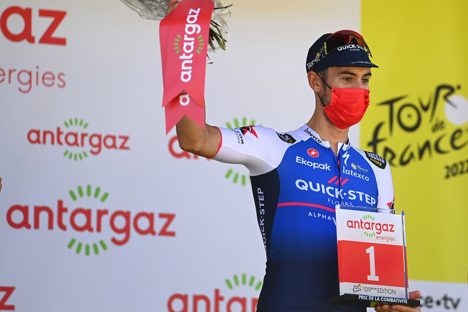 Mattia Cattaneo named most combative at Le Tour